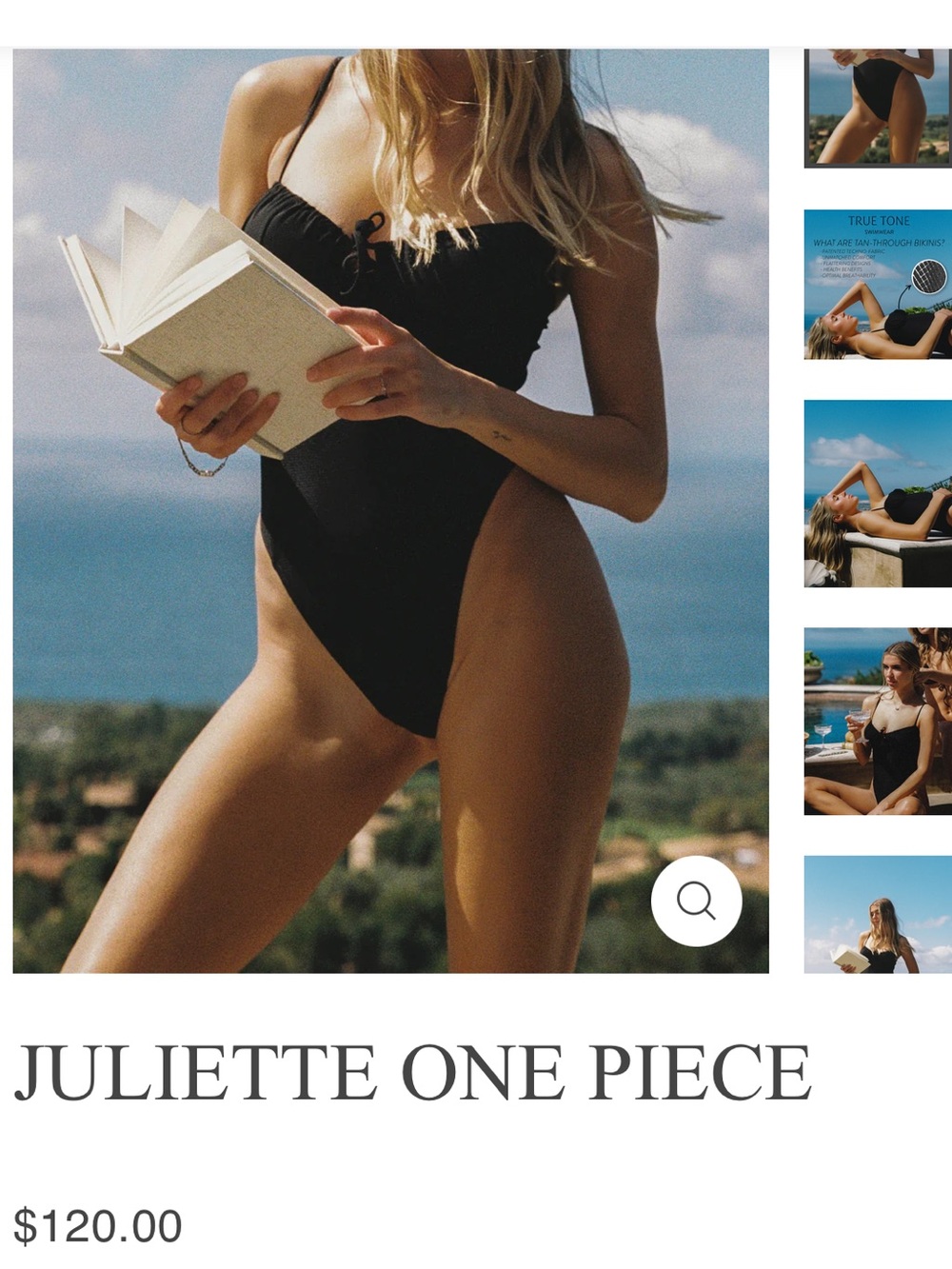 Tan through Juliette One Piece Swimsuit - NWT